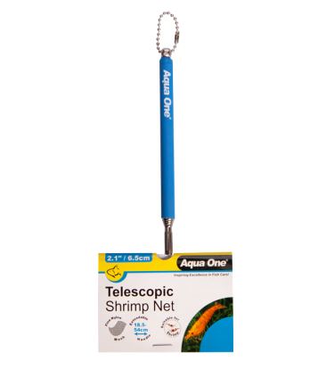 Fine Fish Net Shrimp & Betta Telescopic 2.9 X 2.7in 7.5 X 7cm