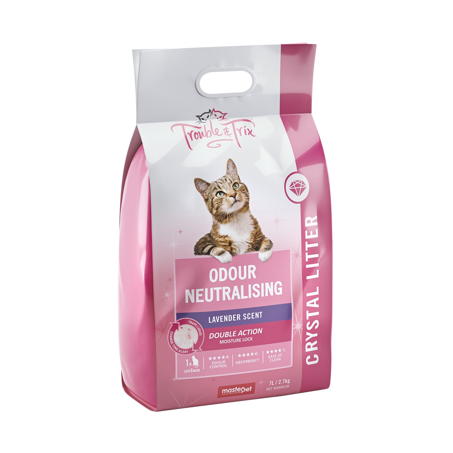Trouble & Trix Lavender Crystal Litter 7l