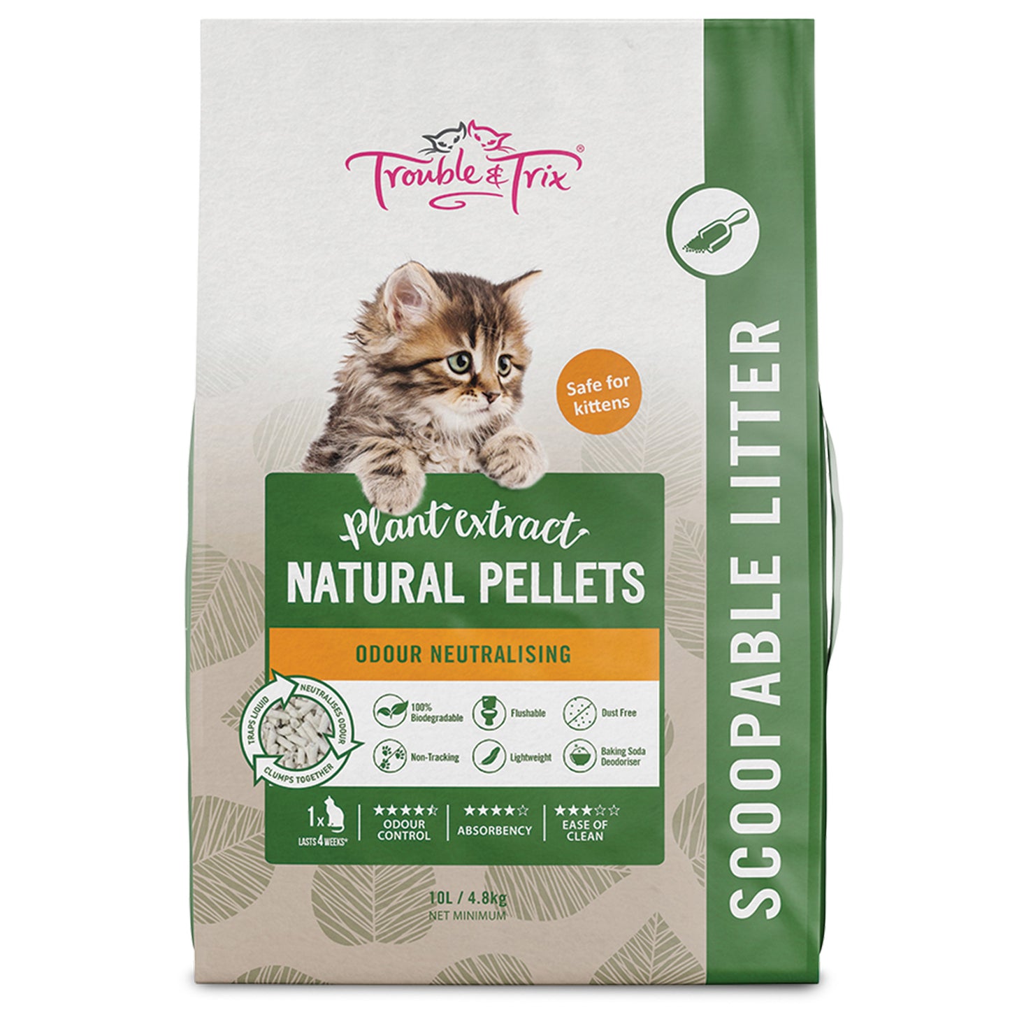 Trouble & Trix Natural Pellet 10l
