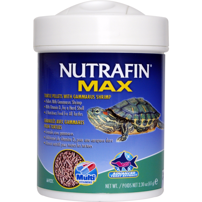 NUTIRFIN MAX TURTLE PELLETS WITH GAMMARUS SHRIMP [SZ:65GM]