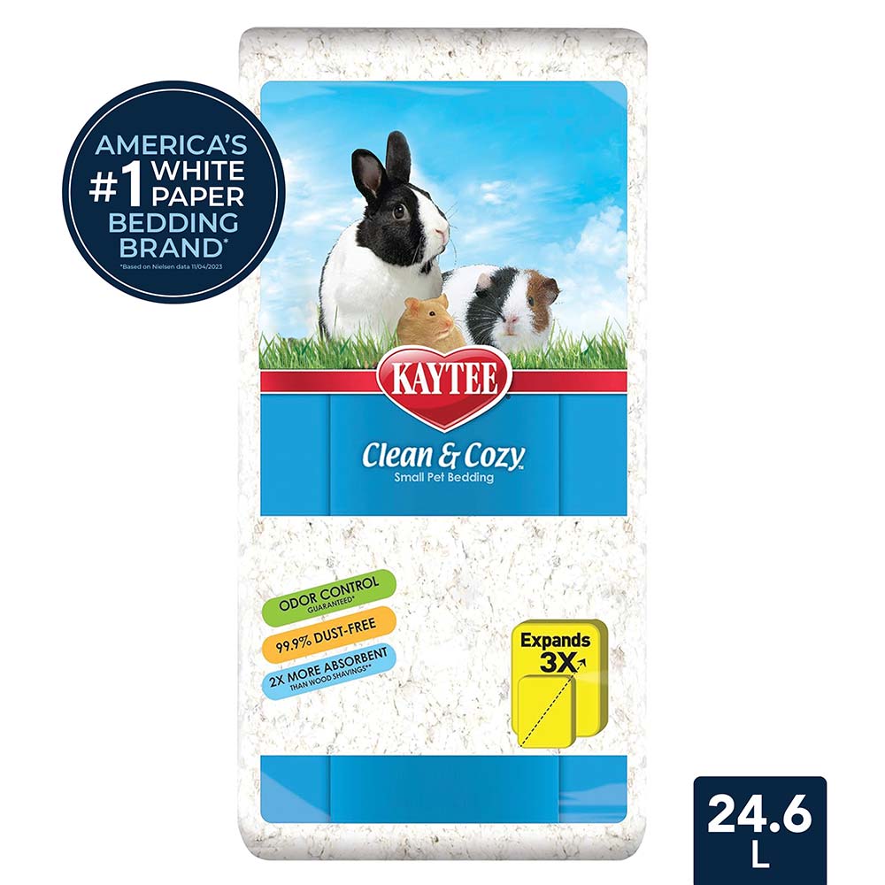 Kaytee Clean & Cozy White Bedding 12.3l