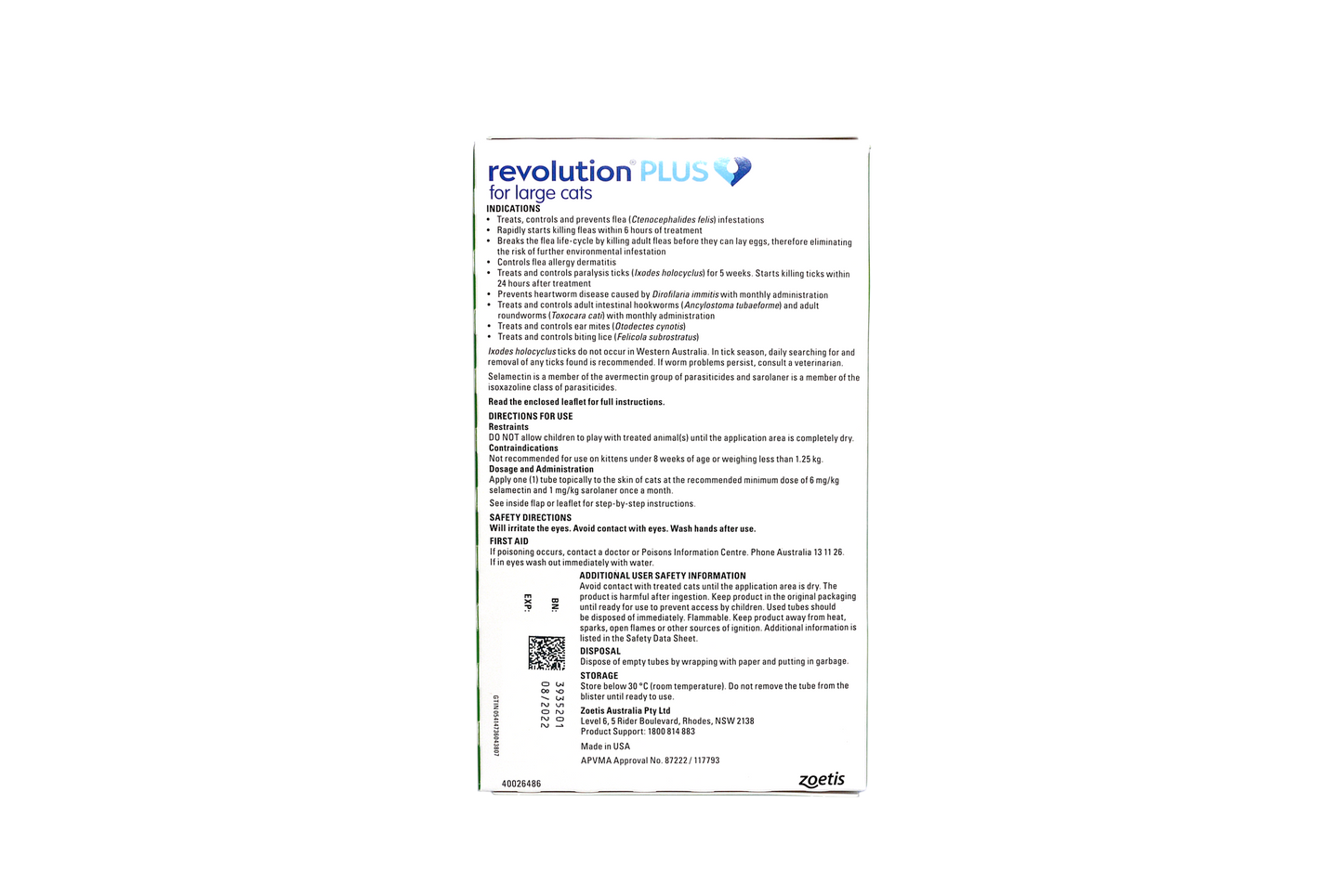 Revolution Plus  5.1-10kg [sz:3 Pack]