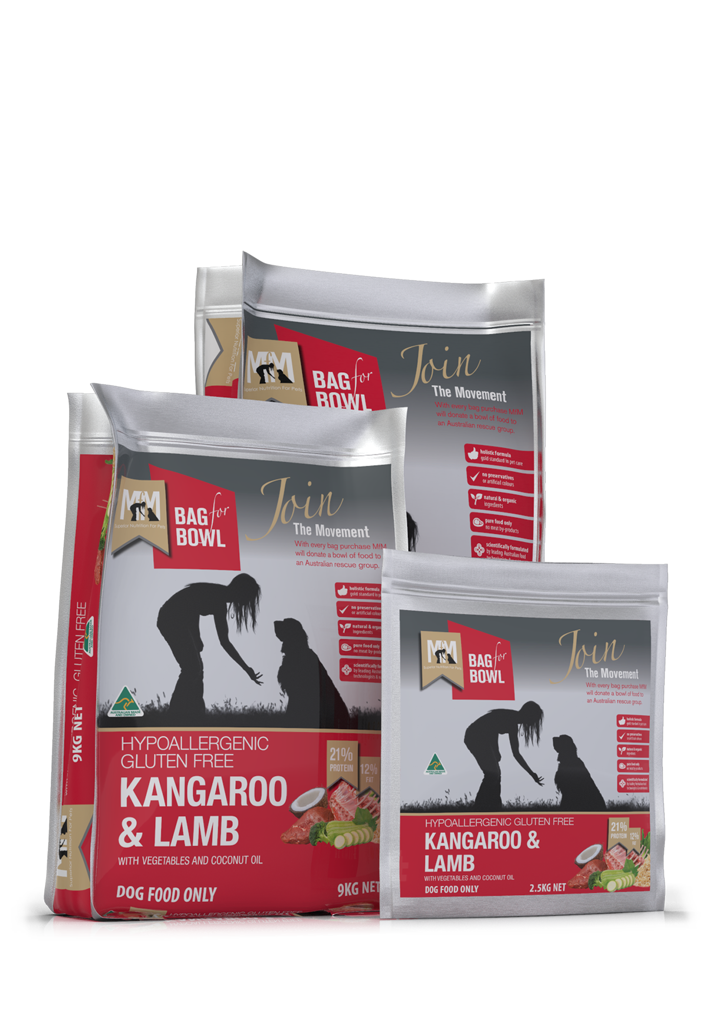 Mfm Dog Kangaroo & Lamb [sz:9kg]