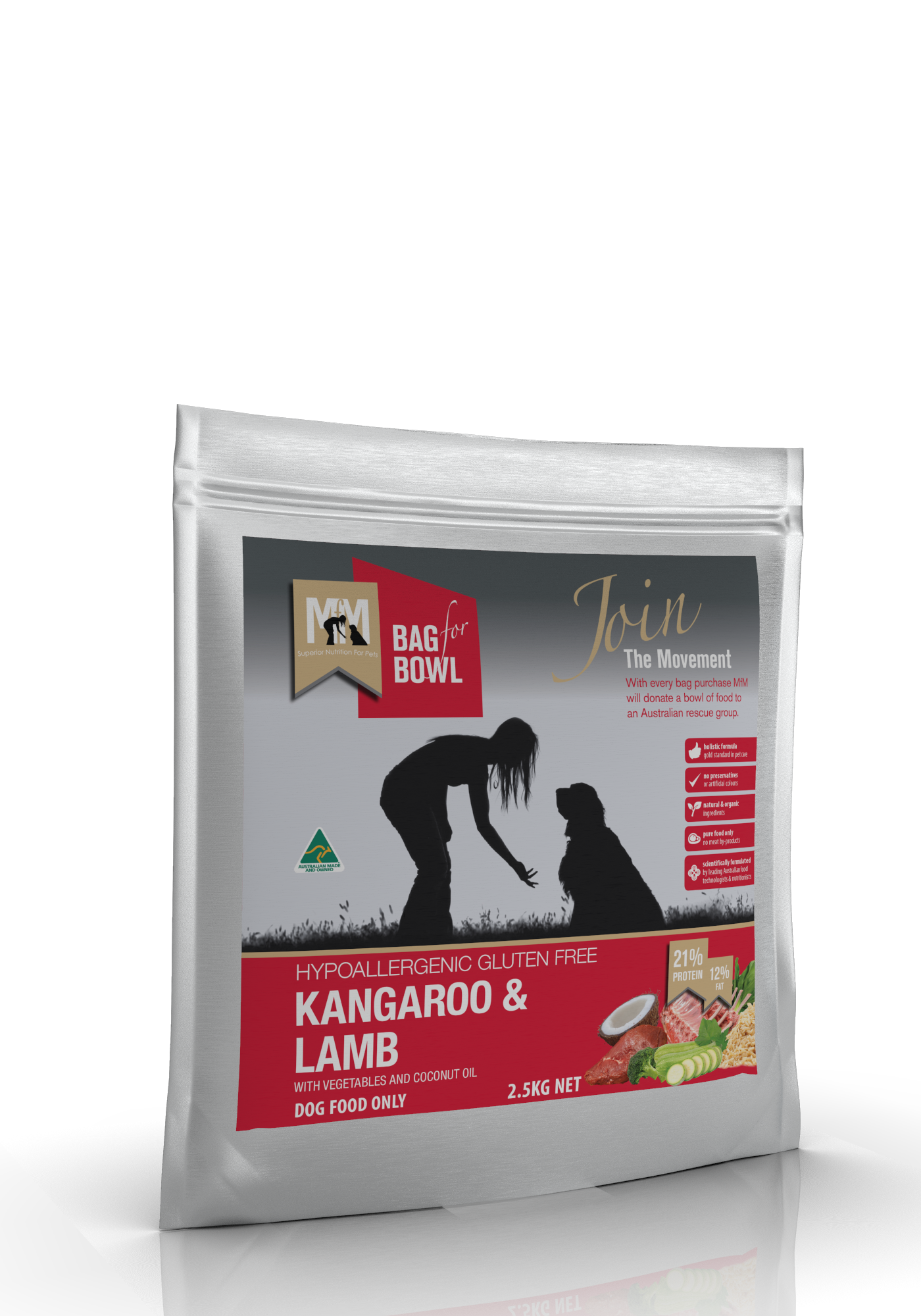 Mfm Dog Kangaroo & Lamb [sz:2.5kg]