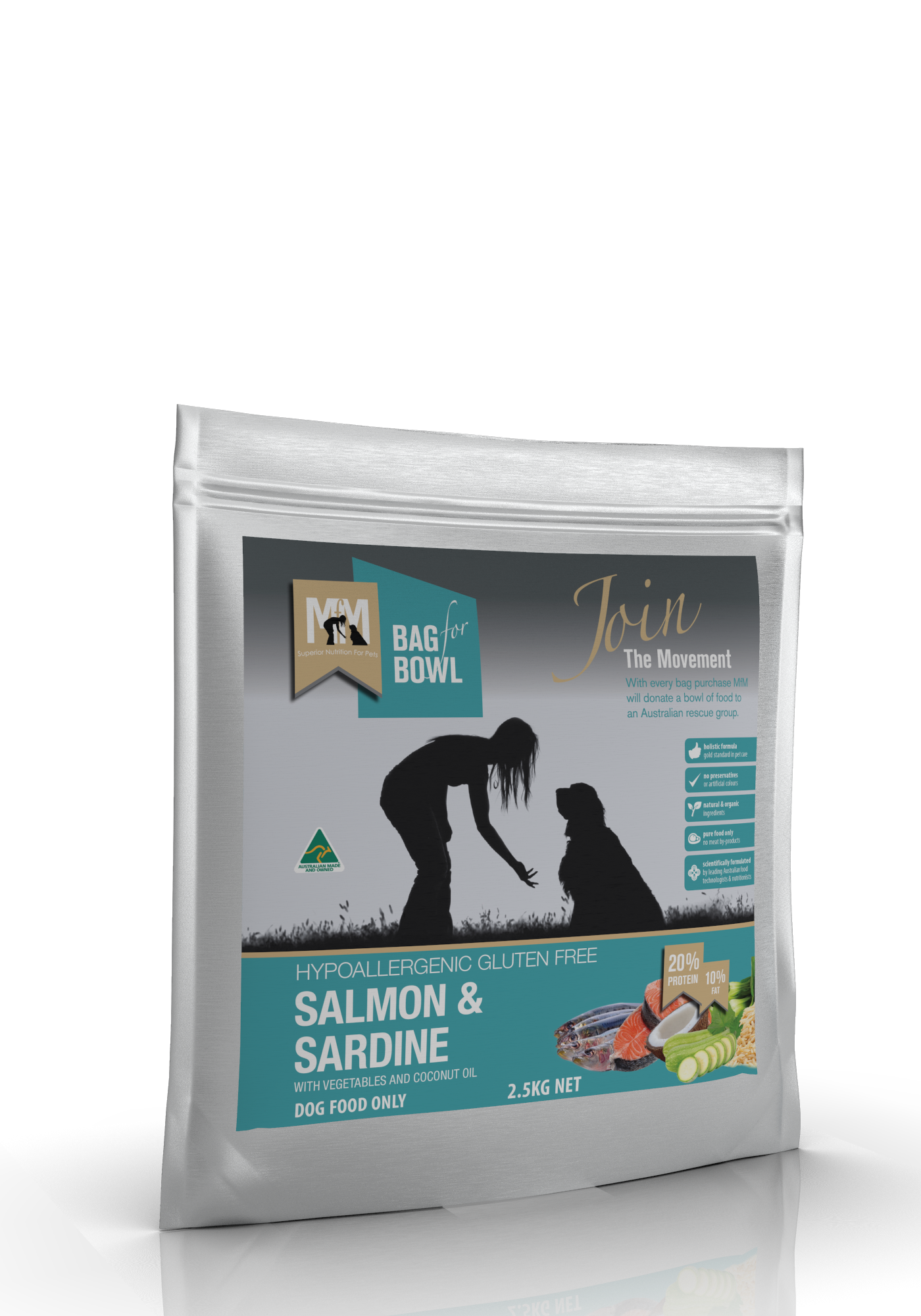 Mfm Dog Salmon & Sardine [sz:2.5kg]