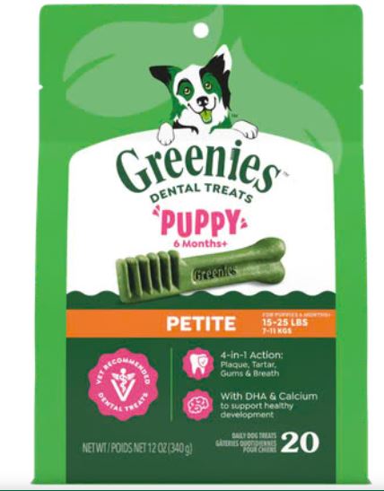 GREENIES PUPPY 6+ PETITE 340G
