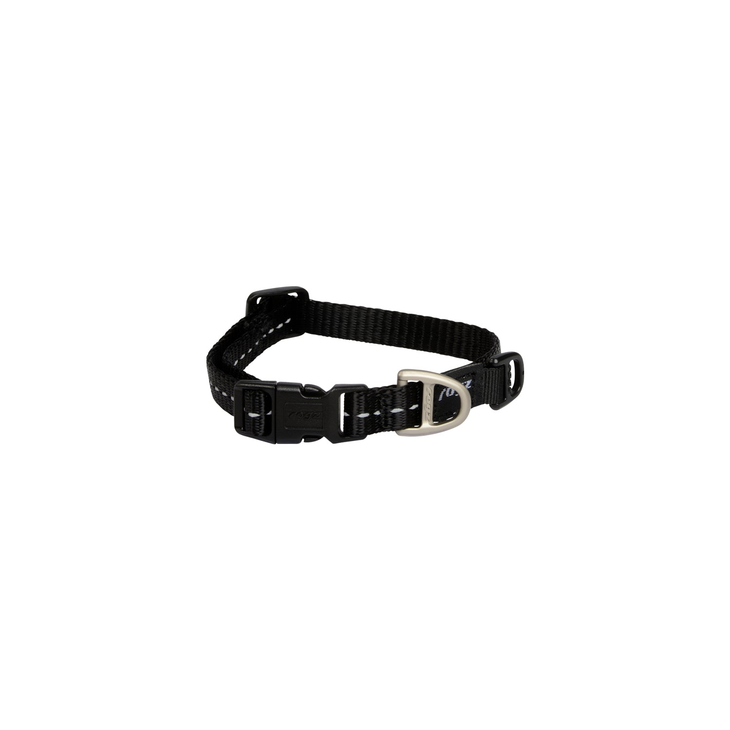 Rogz Classic Collar Black [sz:small]