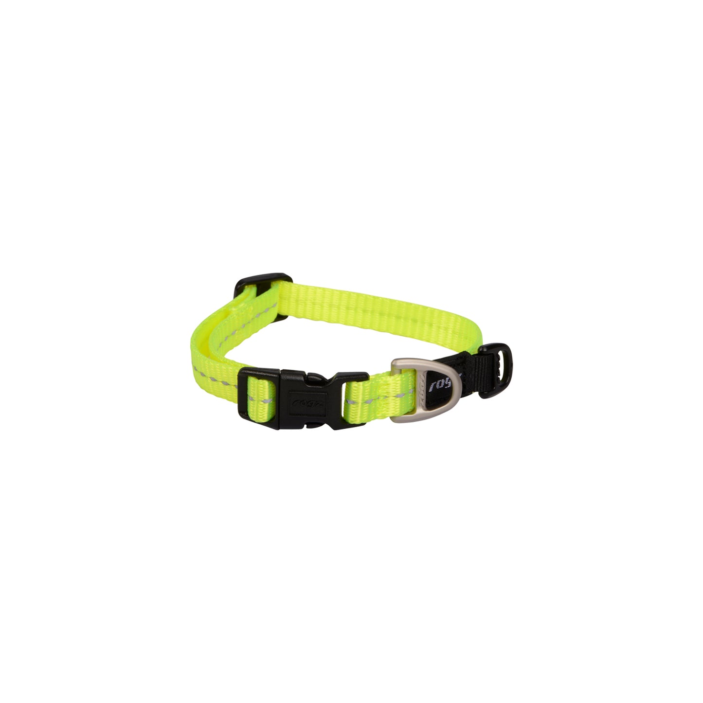 Rogz Classic Collar Dayglow Yellow [sz:small]