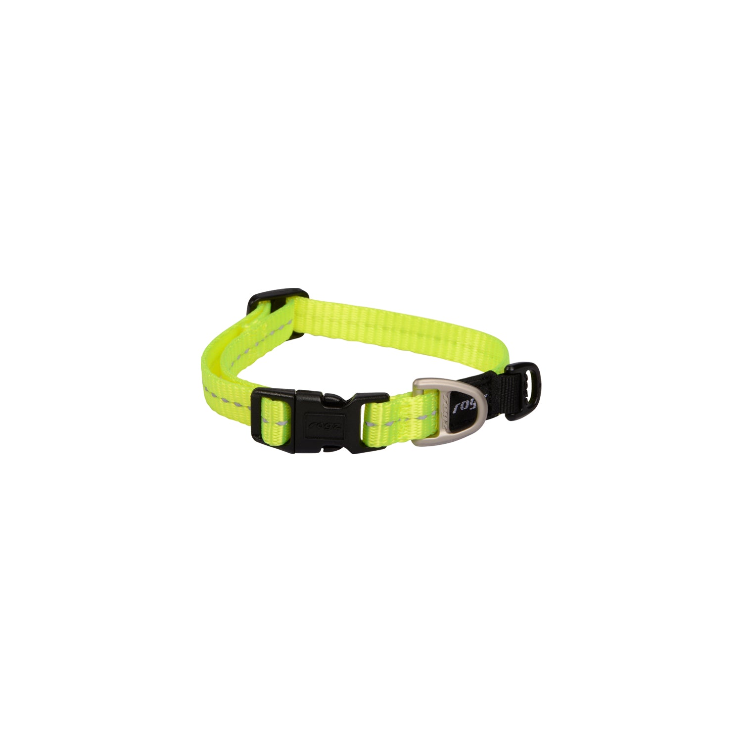 Rogz Classic Collar Dayglow Yellow [sz:large]