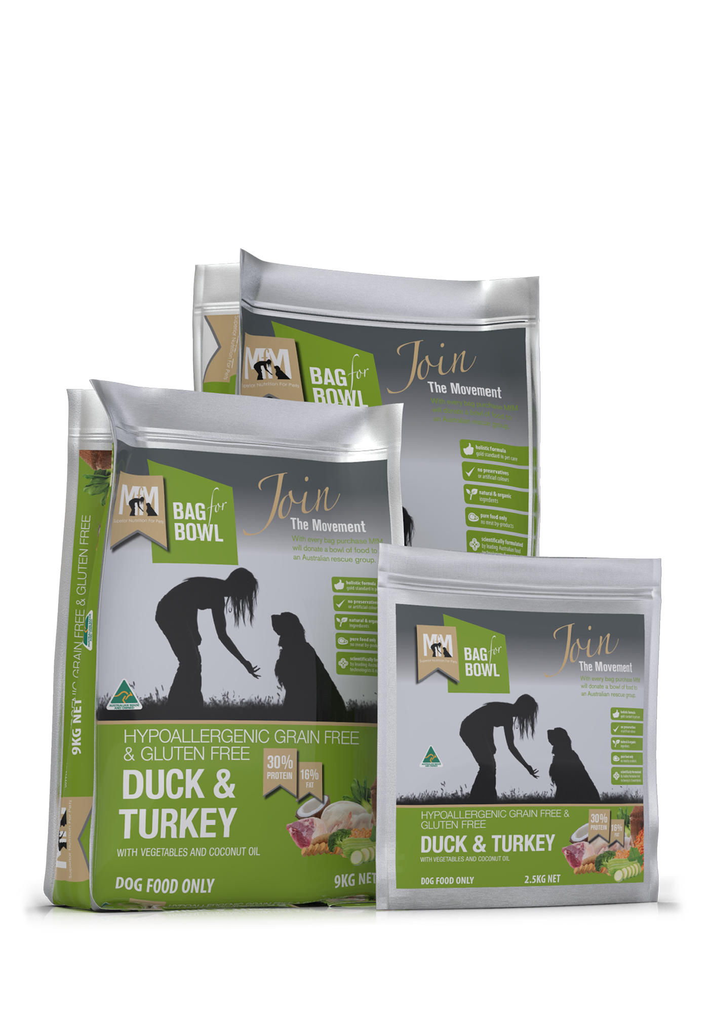 Mfm Dog Grain Free Duck & Turkey [sz:9kg]