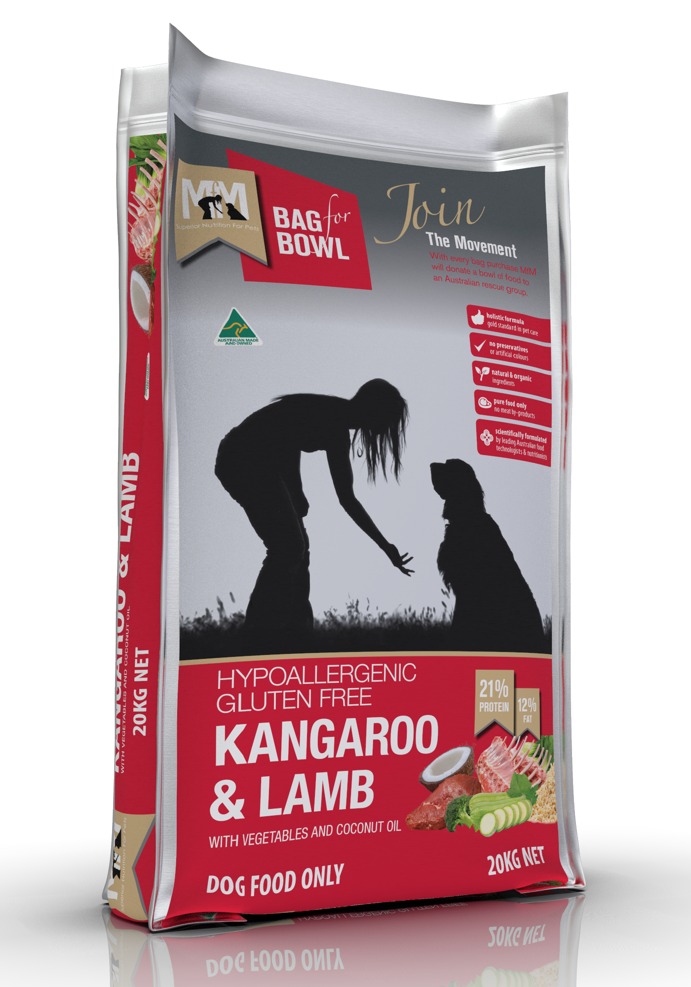Mfm Dog Kangaroo & Lamb [sz:20kg]