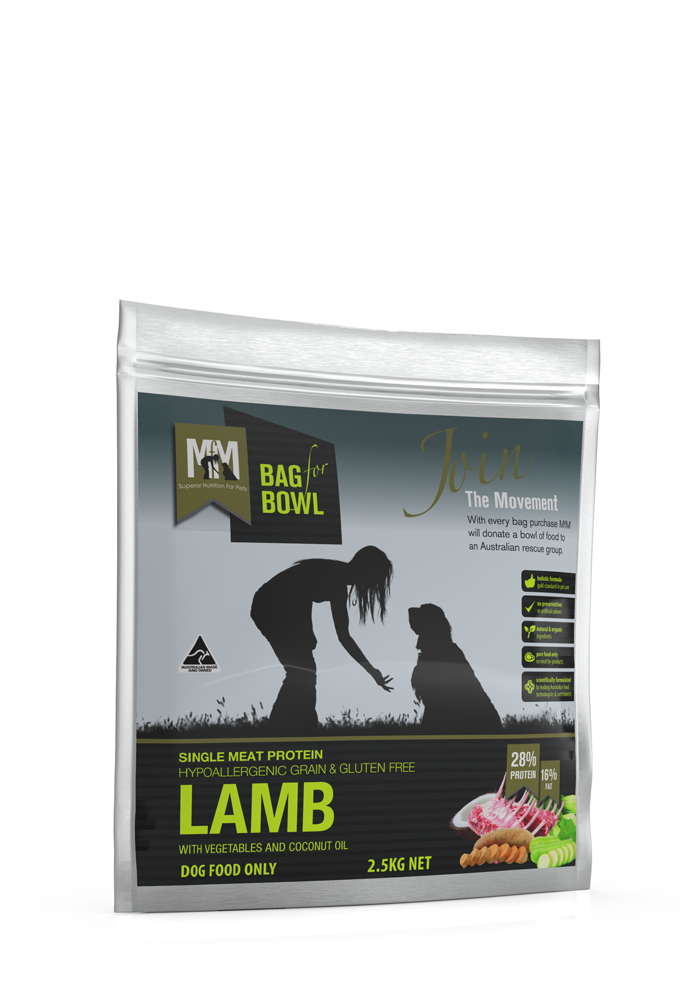 Mfm Dog Spgf Lamb [sz:2.5kg]
