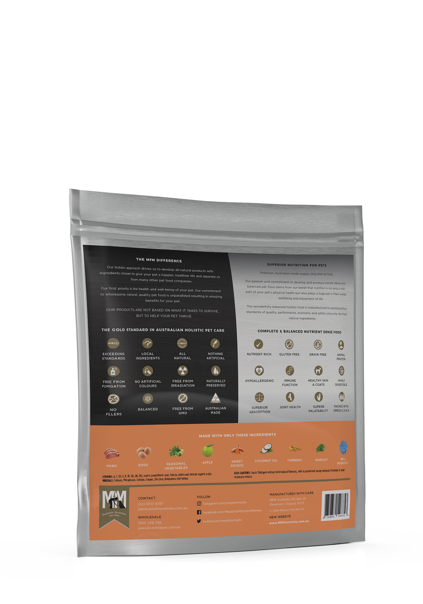 Mfm Dog Grain Free Bacon & Eggs [sz:2.5kg]
