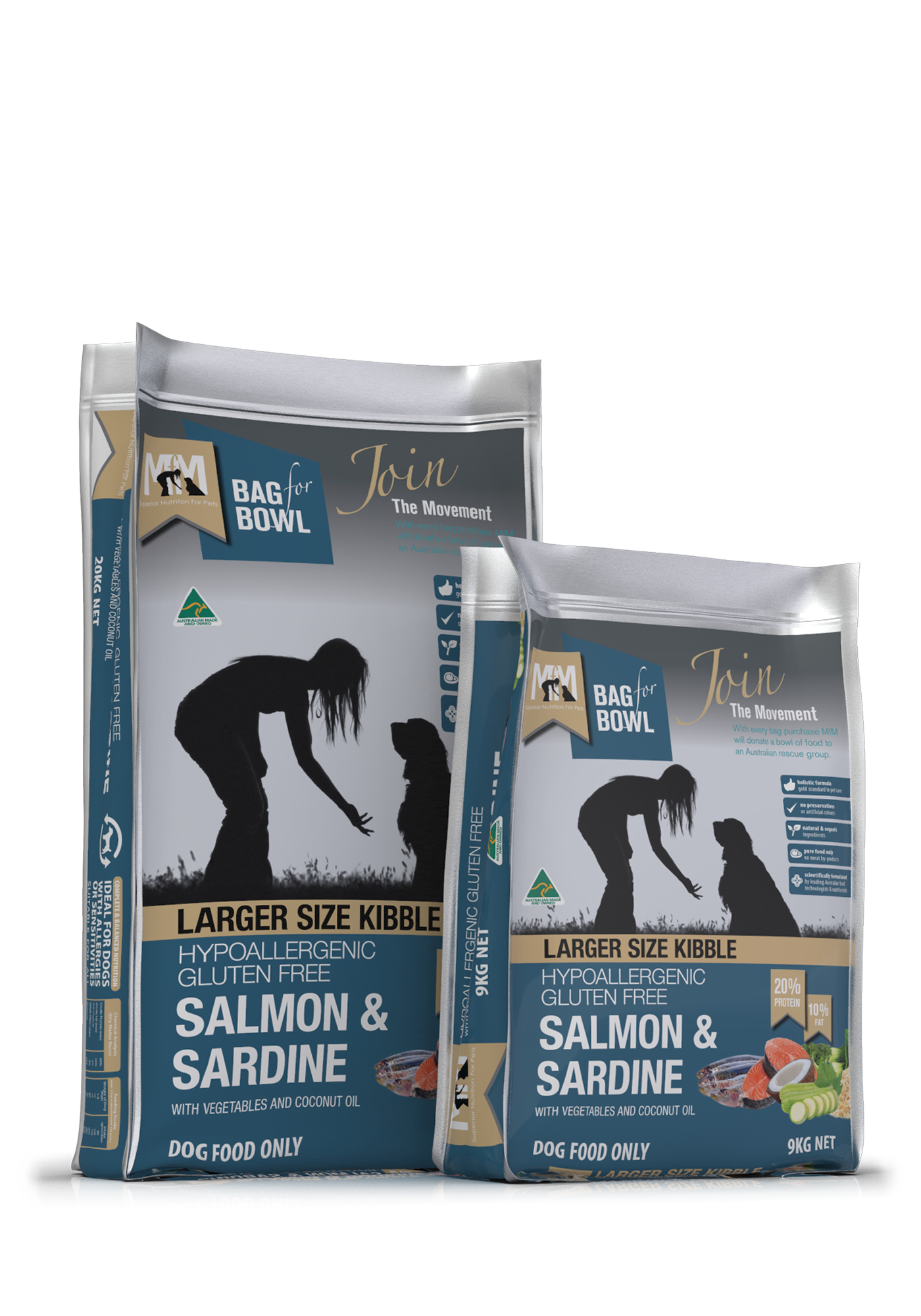 Mfm Dog Large Breed Salmon & Sardine [sz:9kg]