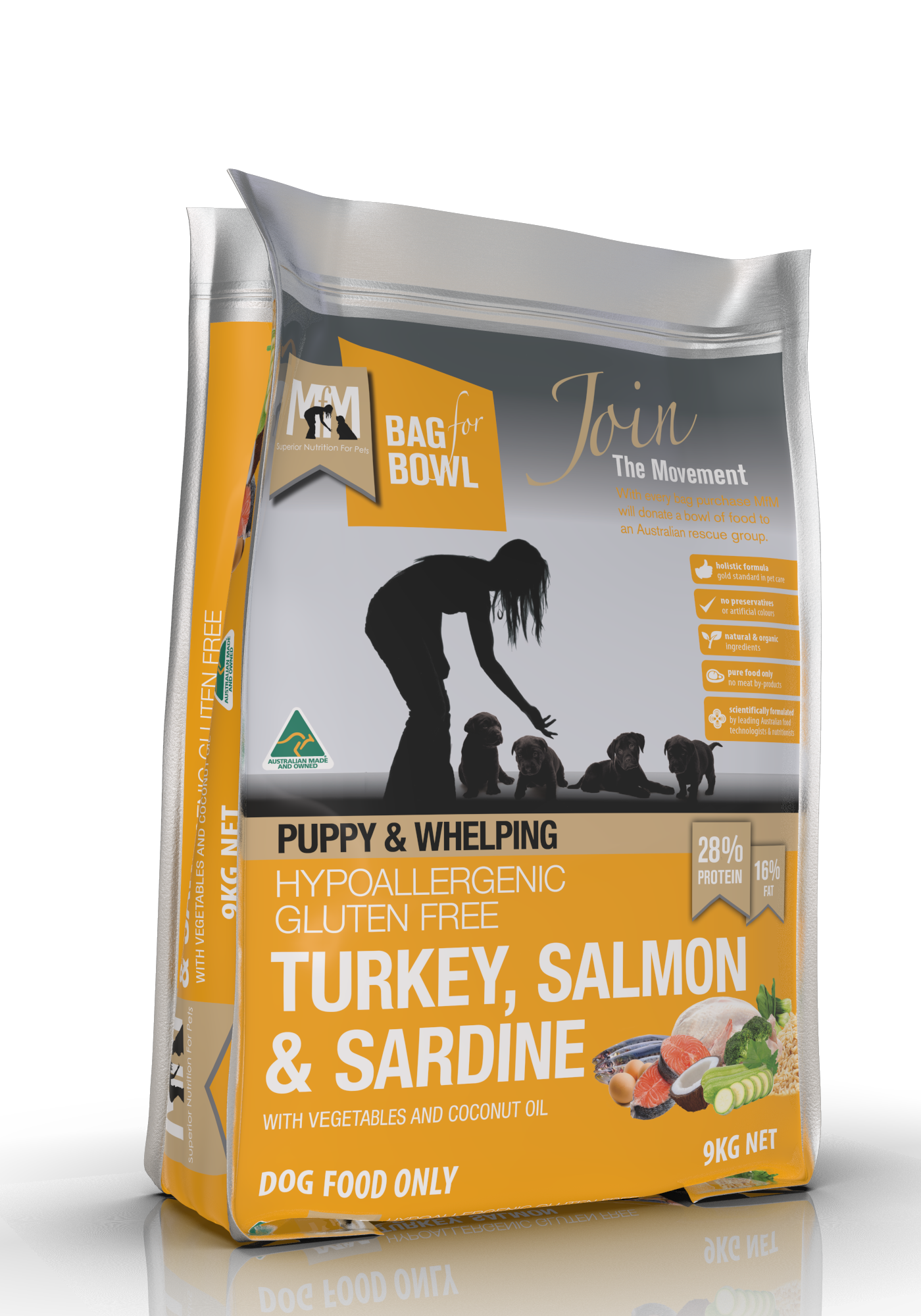 Mfm Puppy Turkey & Salmon [sz:9kg]