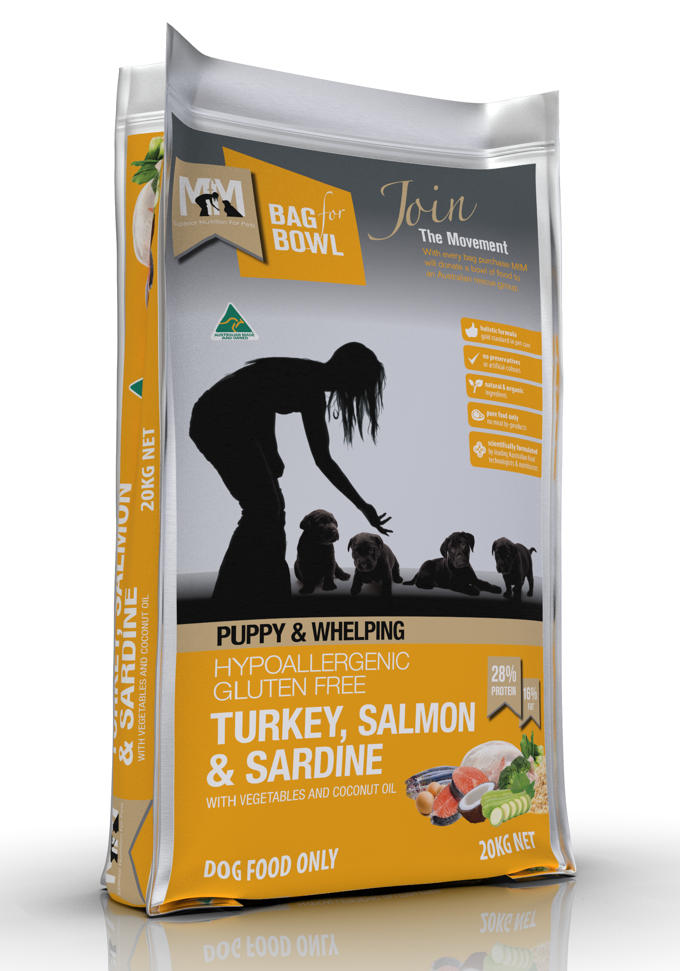 Mfm Puppy Turkey & Salmon [sz:20kg]