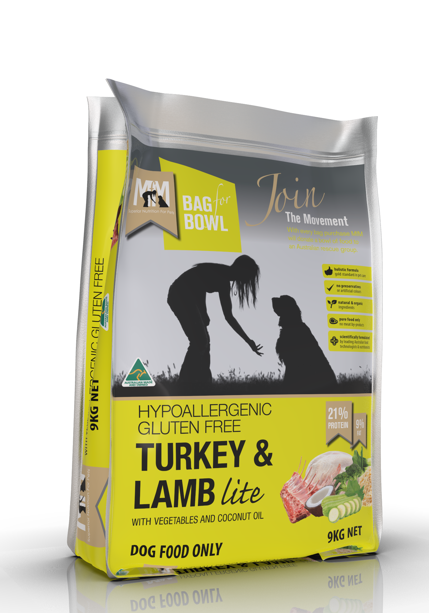 Mfm Dog Lite Turkey & Lamb [sz:9kg]