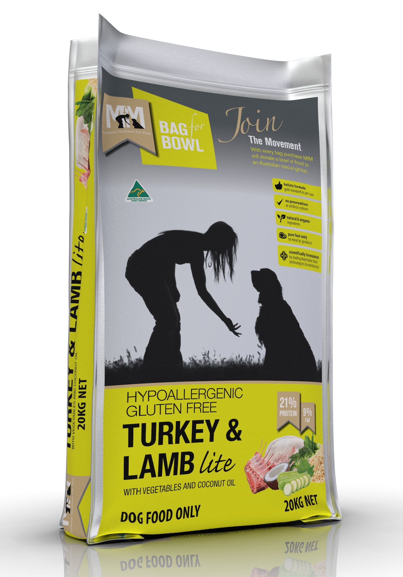 Mfm Dog Lite Turkey & Lamb [sz:20kg]