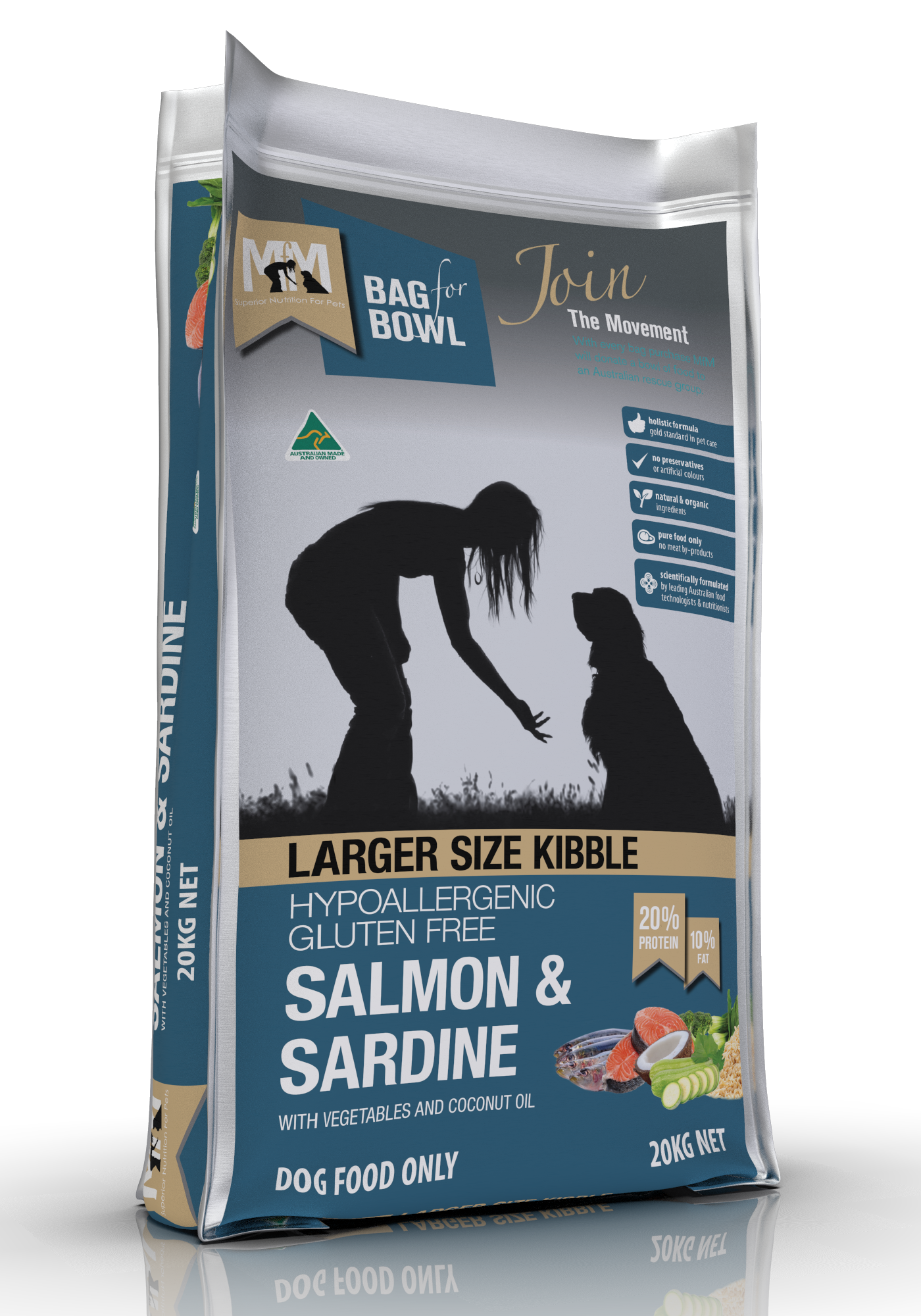 Mfm Dog Large Breed Salmon & Sardine [sz:20kg]