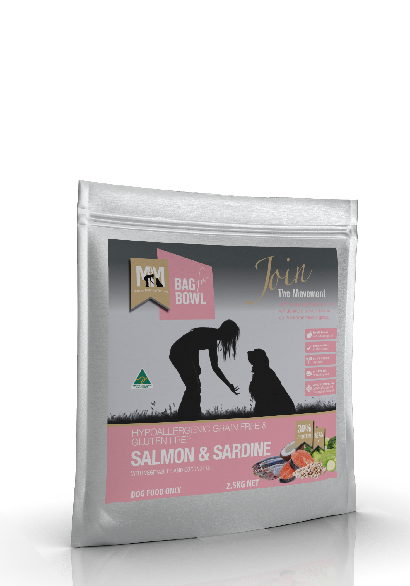 Mfm Dog Grain Free Salmon & Sardine [sz:2.5kg]