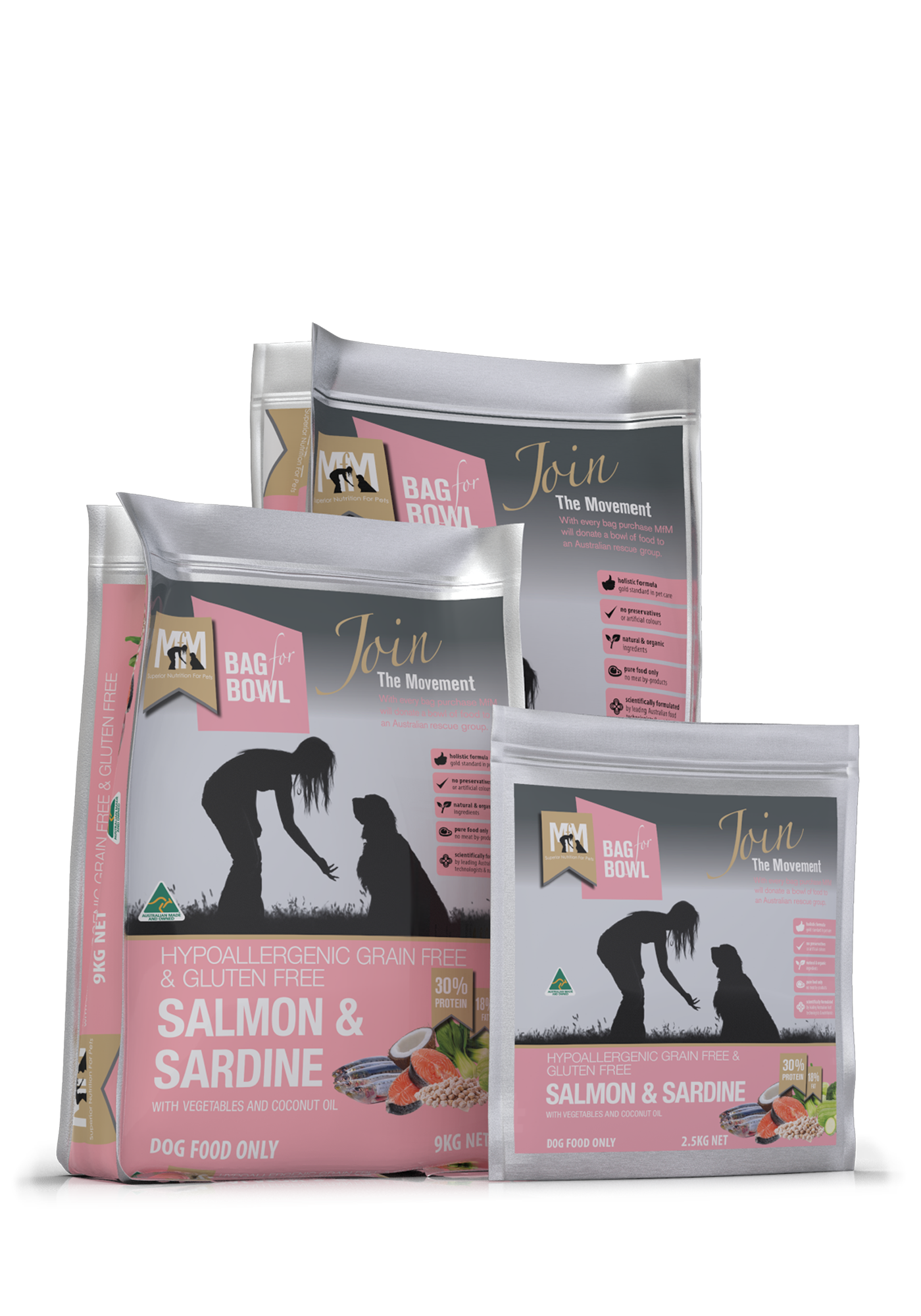 Mfm Dog Grain Free Salmon & Sardine [sz:20kg]