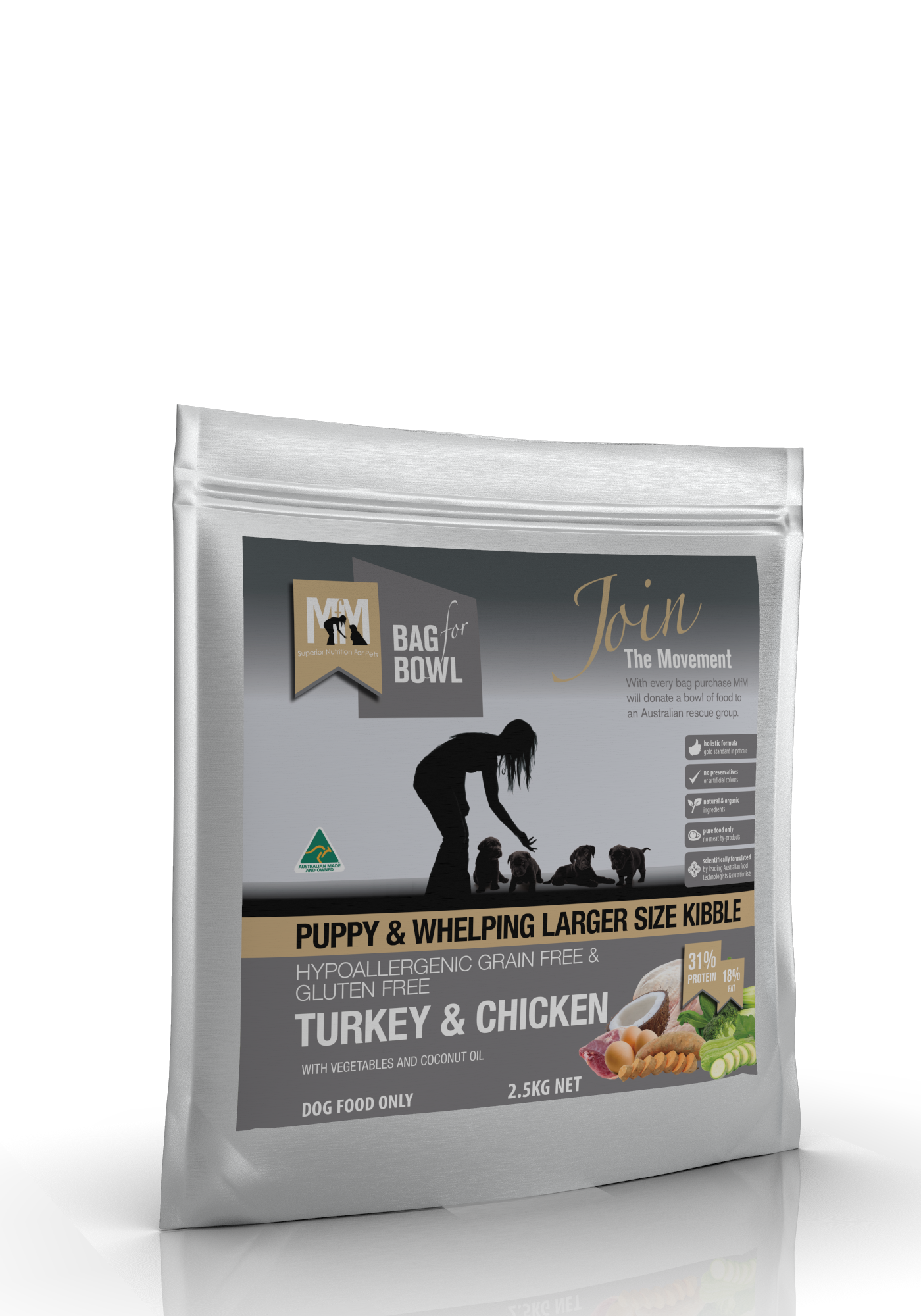 Mfm Puppy Grain Free Turkey & Chicken [sz:2.5kg]