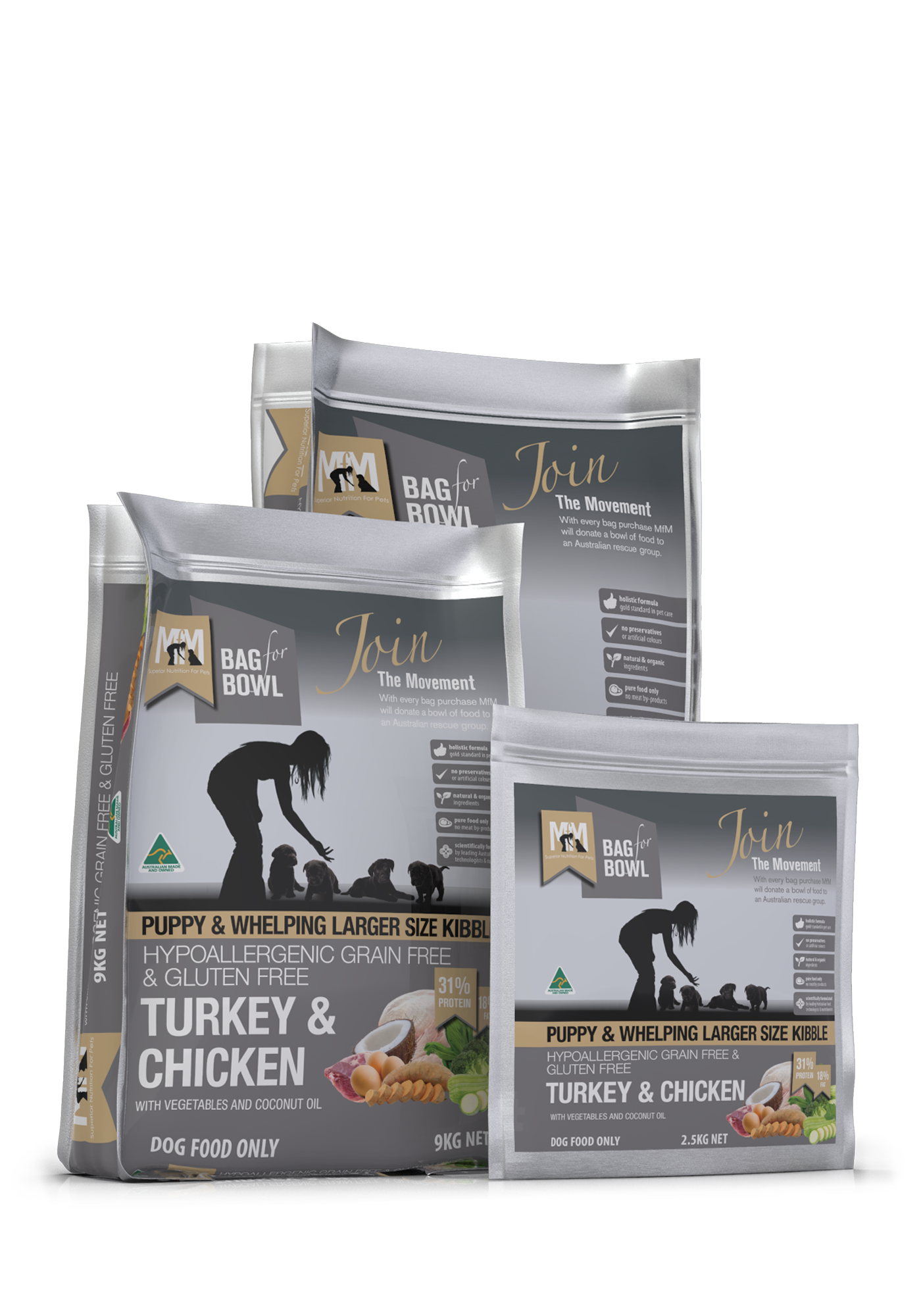 Mfm Puppy Grain Free Turkey & Chicken [sz:9kg]