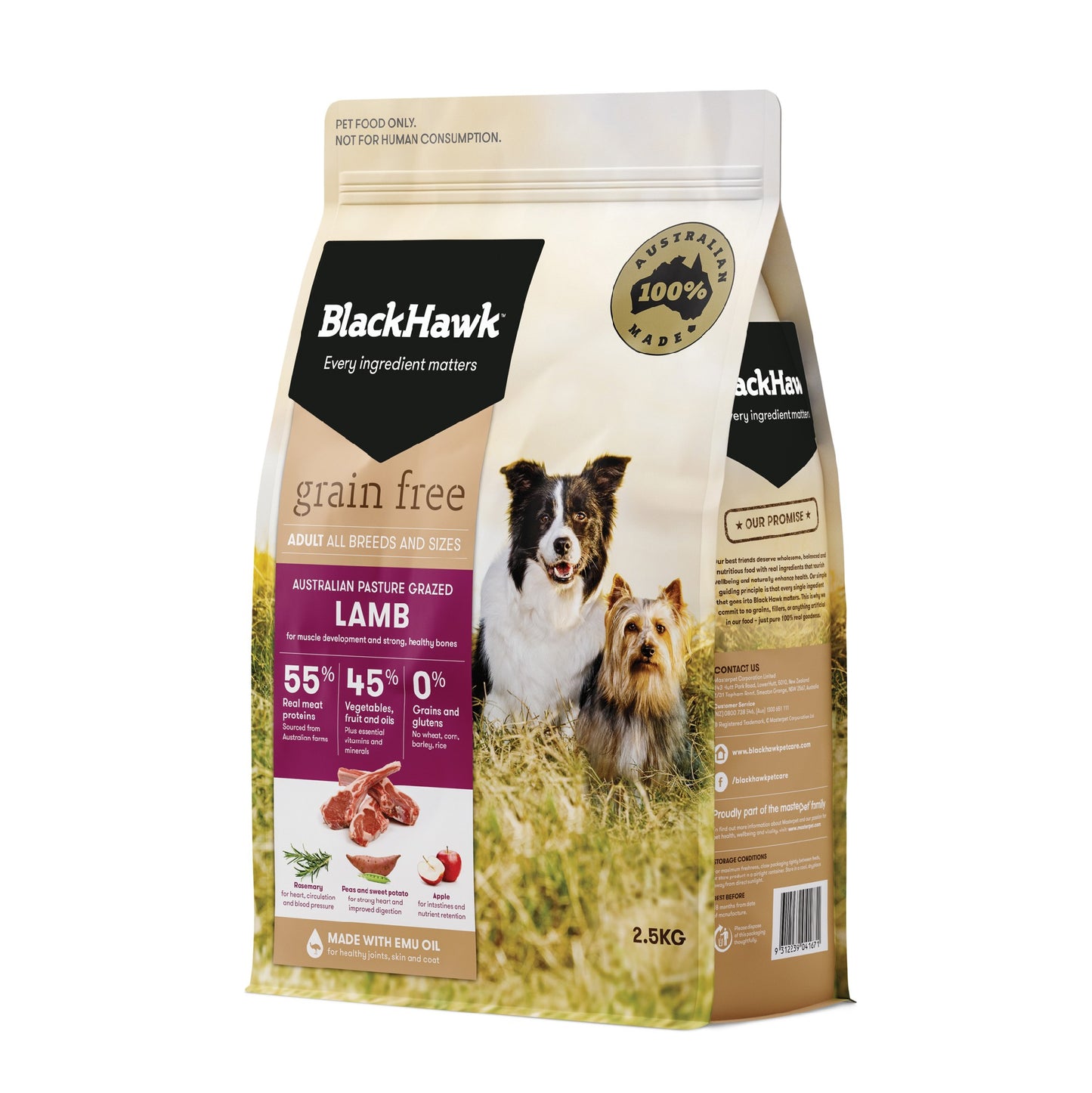 Blackhawk Dog Grain Free Lamb [sz:2.5kg]