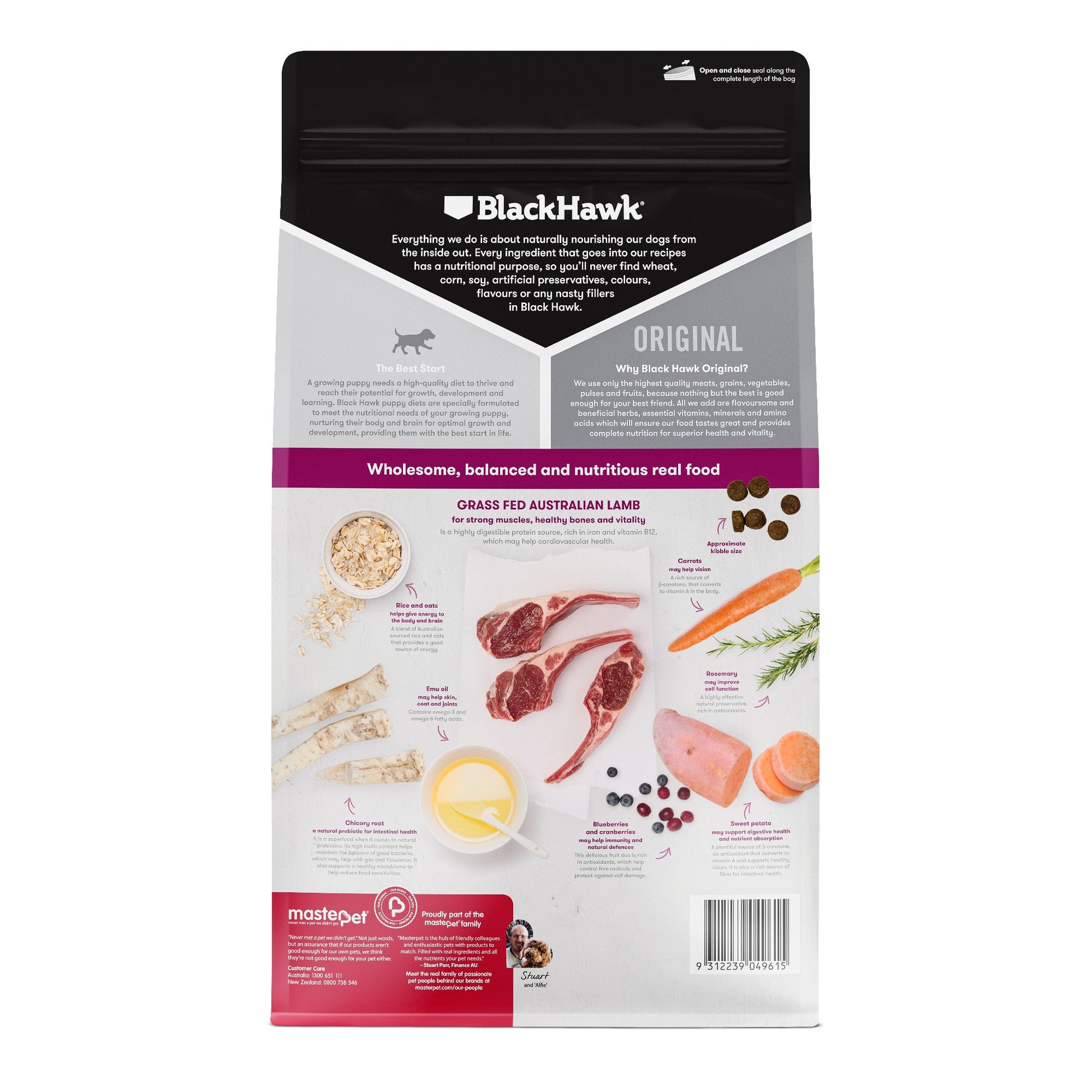 Blackhawk Puppy Medium Breed Lamb & Rice [sz:3kg]