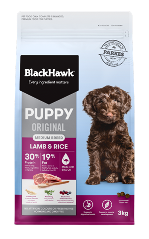 Blackhawk Puppy Medium Breed Lamb & Rice [sz:20kg]