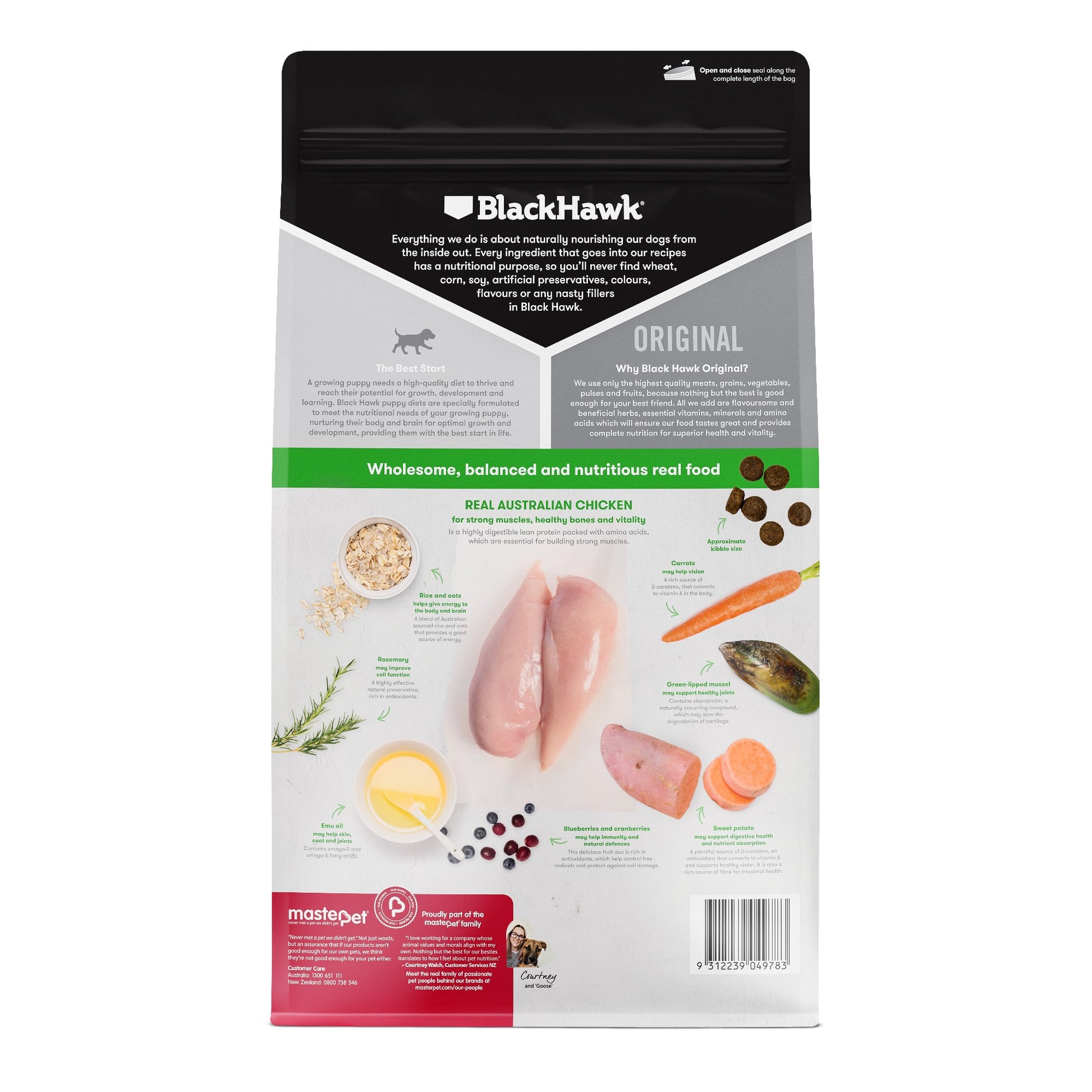 Blackhawk Puppy Large Breed Chicken & Rice [sz:3kg]