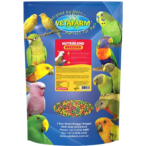 Vetafarm Nutriblend Breeder Small Pellets [sz:10kg]