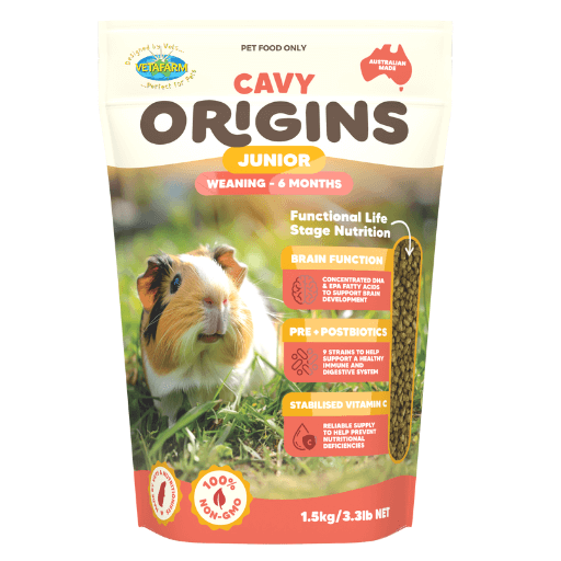 VETAFARM CAVY ORIGINS JNR 1.5KG