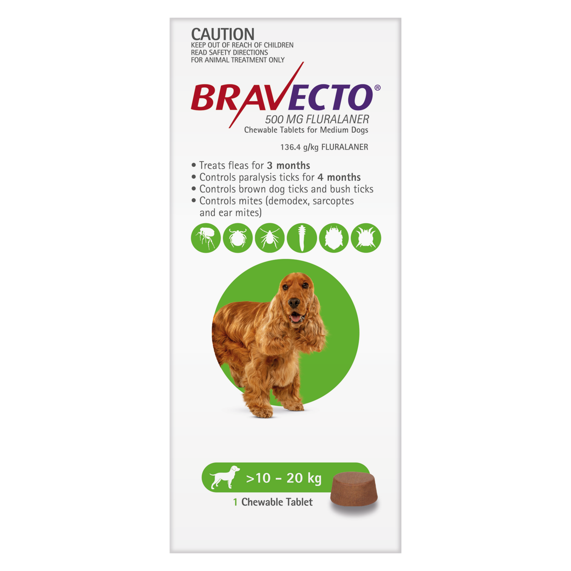 BRAVECTO CHEW 10-20KG