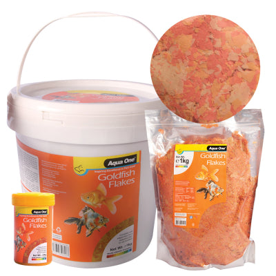 Aqua One Goldfish Flake Food Bulk 1kg