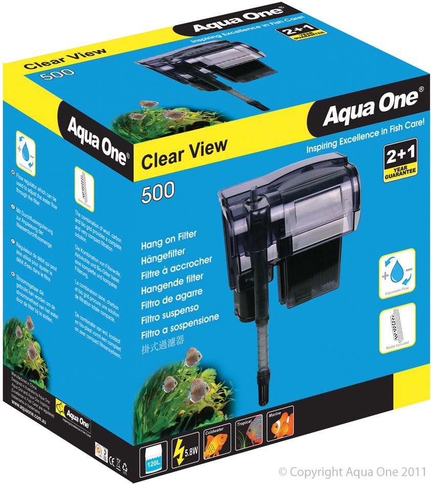 Clearview 500 Hang On Filter 