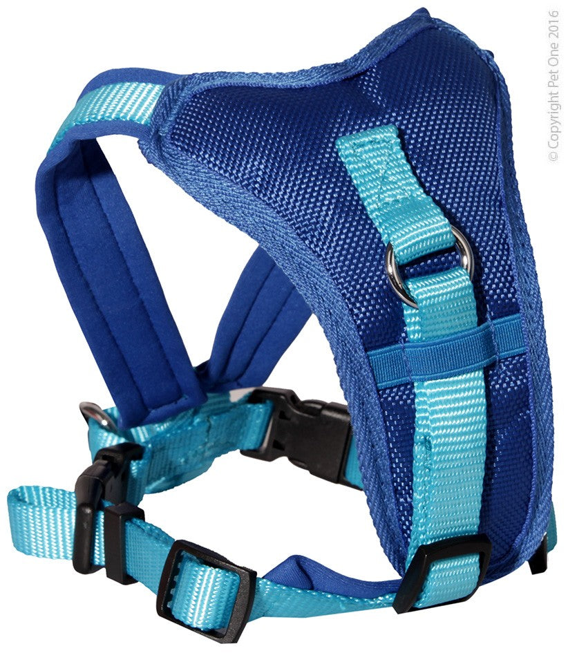 Pet One Comfy Harness Blue [sz:38 - 46cm]