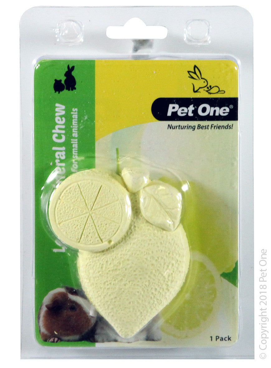 Small Animal Mineral Chew Lemon 1 Pack
