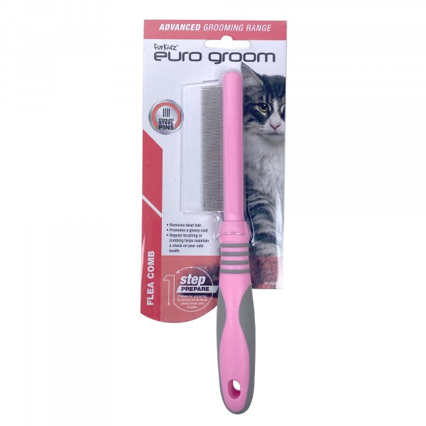 Euro Groom Cat Flea Comb 90 Teeth