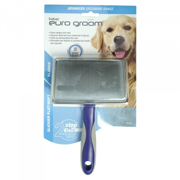 Euro Groom Dog Slicker Brush Soft/flat [sz:small]