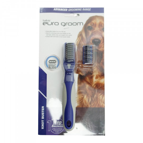 Euro Groom Blade Knot Buster Remover With Spare Blade