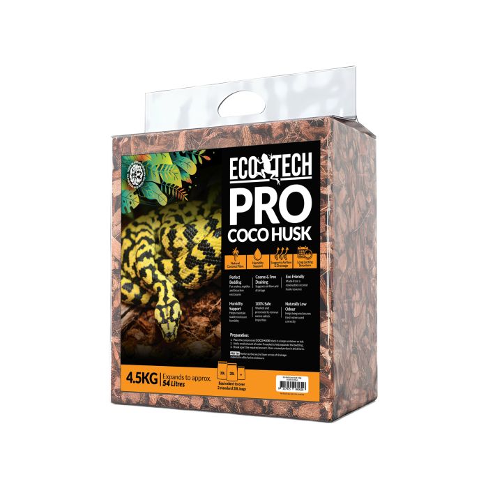 Eco Tech Coco Husk 4.5kg Compressed Bedding