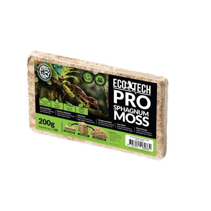 ECO TECH SPHAGNUM MOSS BRICK 200GM