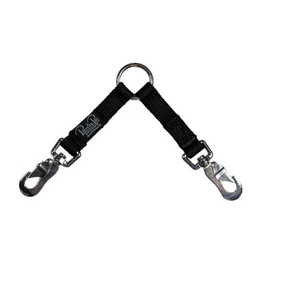PRESTIGE TWO-DOG COUPLER 3/4" X 24"BLACK