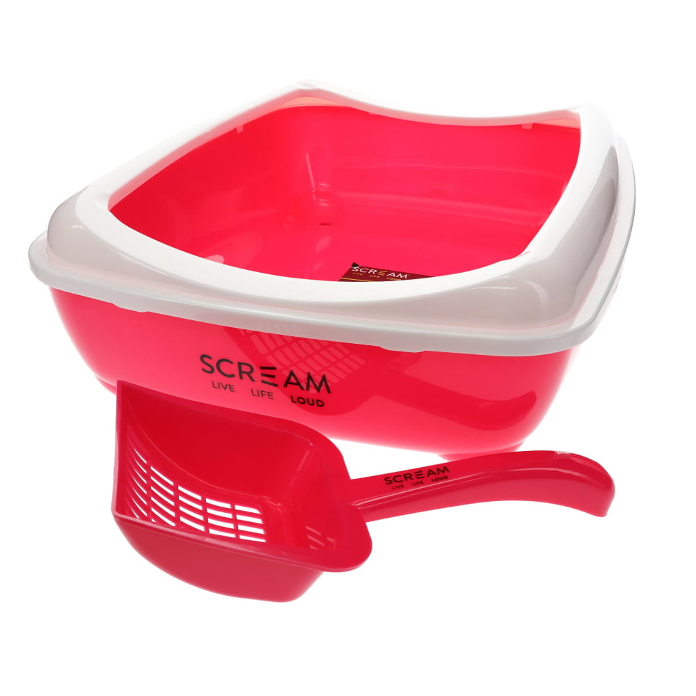 SCREAM LITTER SCOOP LOUD PINK