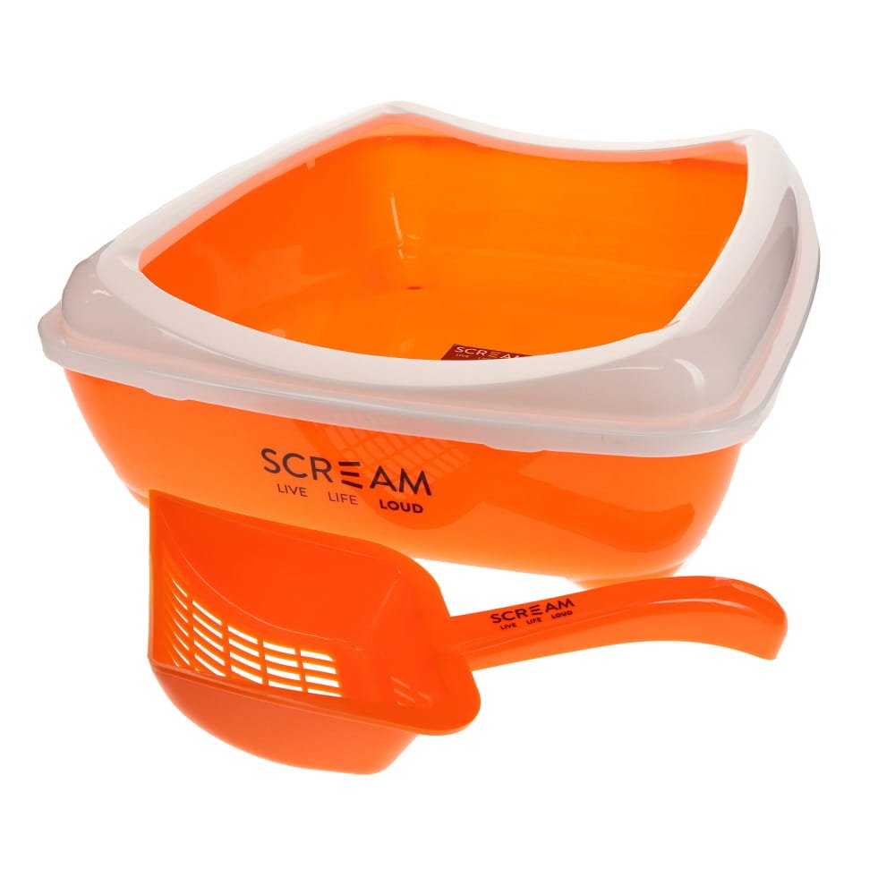 SCREAM LITTER SCOOP LOUD ORANGE