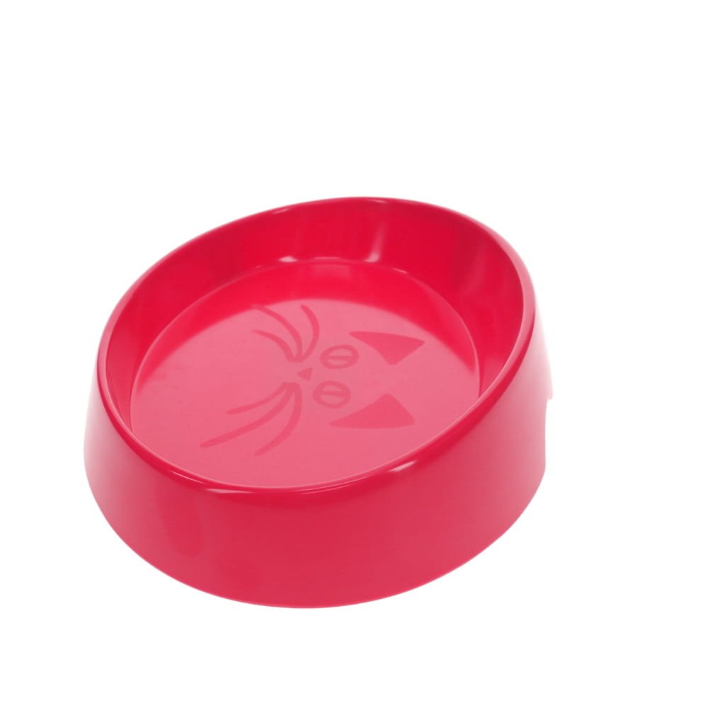 SCREAM OVAL CAT BOWL 300ML LOUD PINK