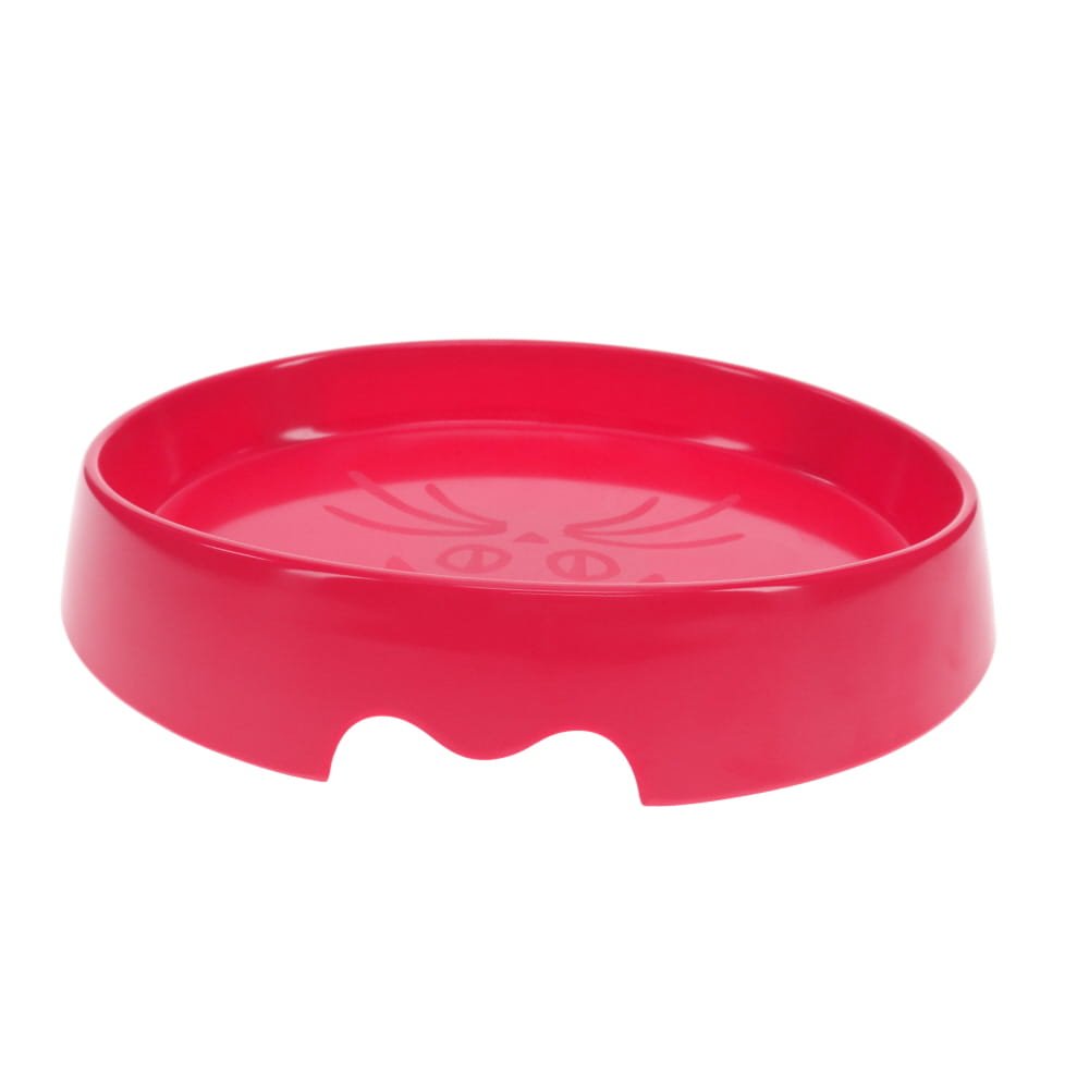 SCREAM OVAL CAT BOWL 300ML LOUD PINK