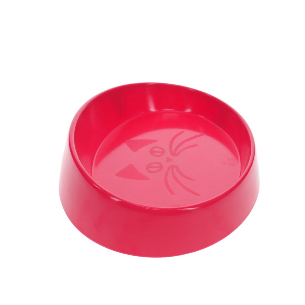 SCREAM OVAL CAT BOWL 300ML LOUD PINK