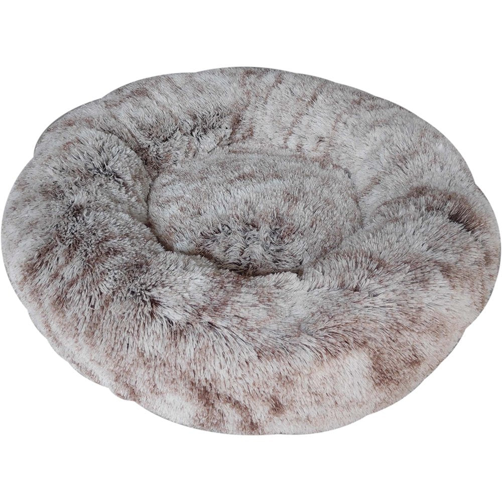 SNUGGLE PALS CALMING CUDDLER BED [CLR:Ombre Brown SZ:80CM]